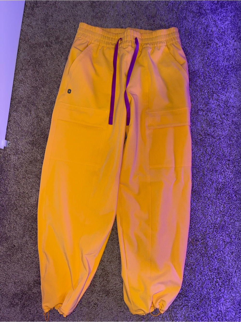 Figs Bright Yellow Scrub Jogger Waistband
